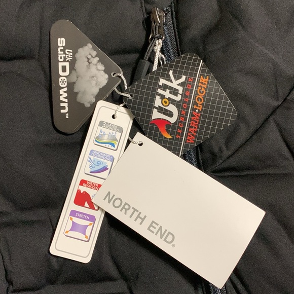 North End Women’s Pioneer Hybrid Black Sub-Down Bomber Jacket 3XL Freightliner - Picture 10 of 15